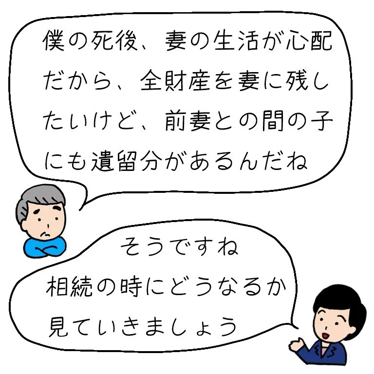 遺留分を請求されると、相続の時にどうなるか、わかりますか？