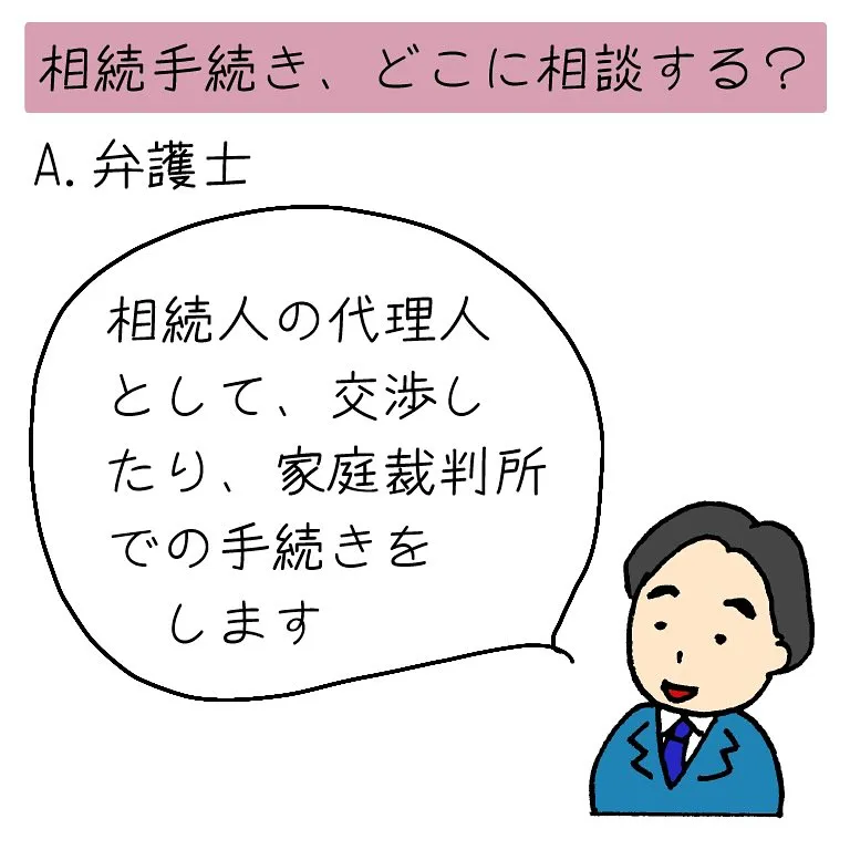 【静止画】相続手続きをどこに依頼したら良いか、続編です！